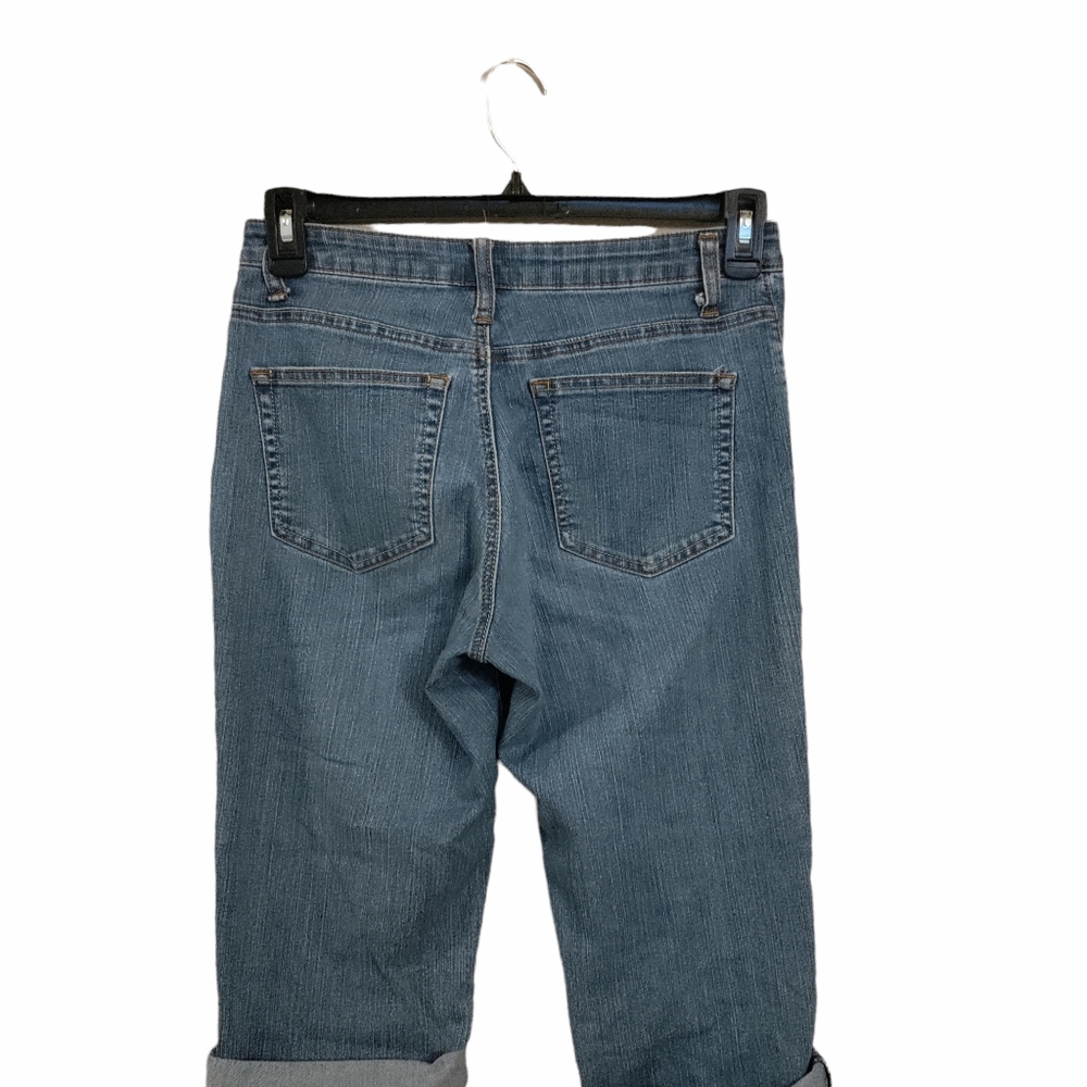 Merona Crop Short Bermuda capri  Size 4 R Denim 5 pockets Used women's summer